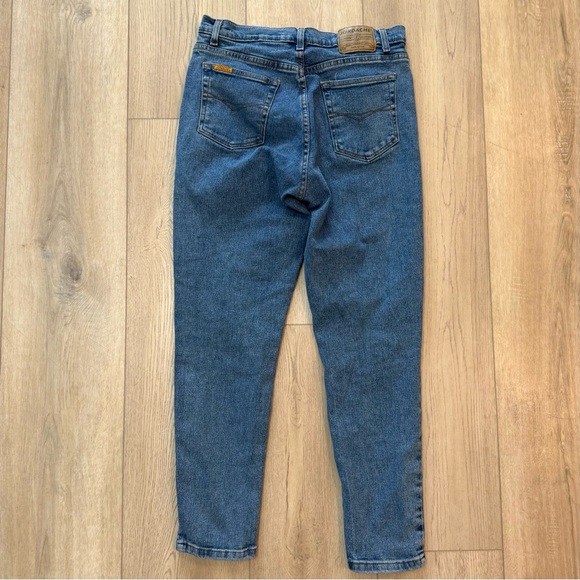 Vintage Jordache High Rise Straight‎ Leg Classic Blue Denim Jeans Women's 14 EUC - Picture 2 of 11